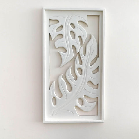 Hand carved Wooden Decorative Wall panel Art - Garden nature lovers gift idea Easternada