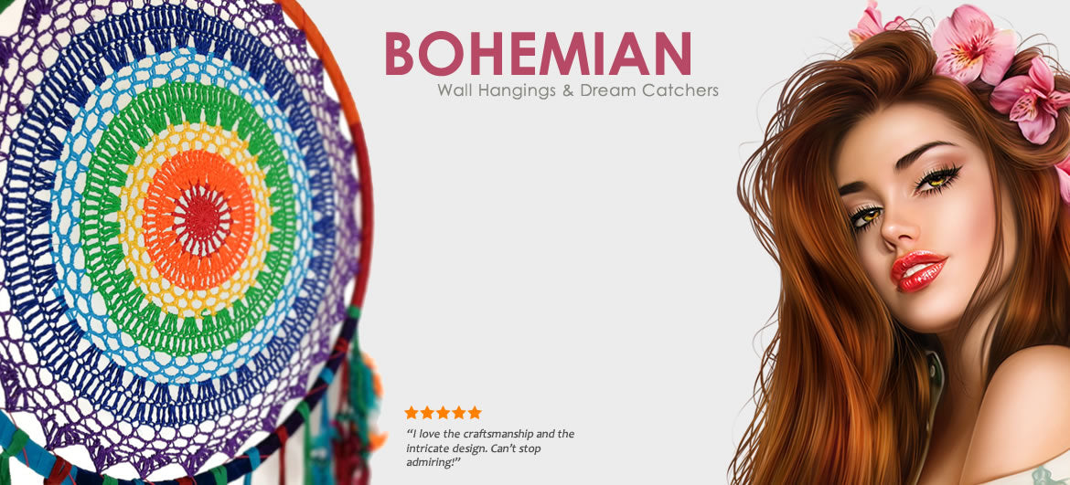 Bohemian Wall Hangings and Dream Catchers Easternada