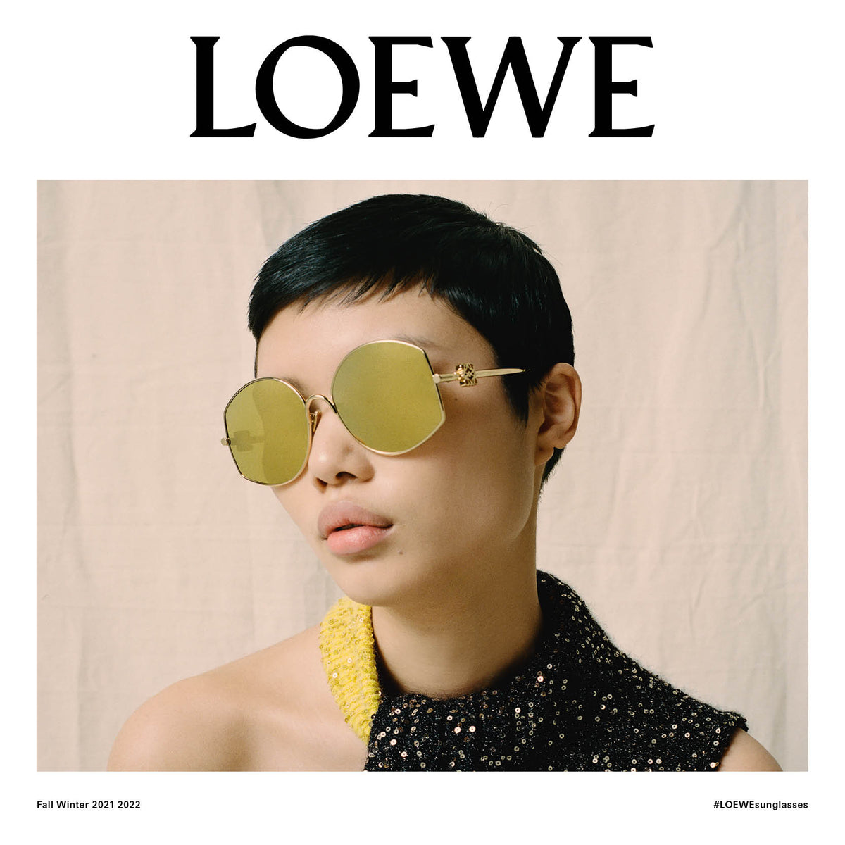 Loewe LW40089I 45F Sunglasses Brown