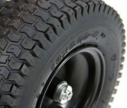 Rugged pneumatic spreader tires