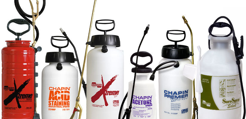 Chapin hand pump sprayer lineup