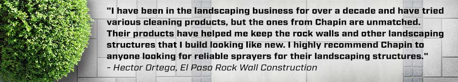 quote from El Paso Rock Wall Construction