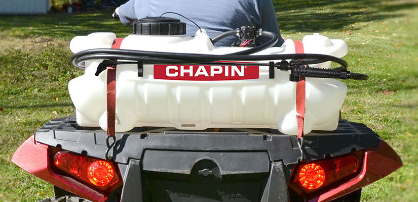 Chapin ATV Sprayer in use on ATV