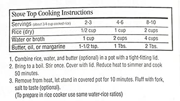 Lundberg brown rice cooking instructions