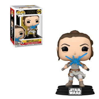 Funko Pop! Star Wars Episode VIII: The Last Jedi - Rey, Luke Skywalker