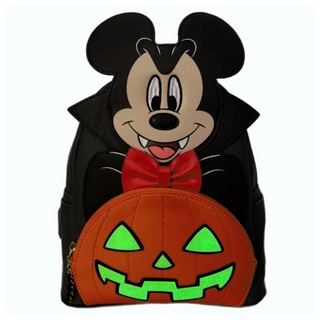 Loungefly Disney 100 Halloween Trick or Treaters Glow-in-the-Dark Mini-Backpack