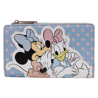 Loungefly Disney Minnie Mouse Maroon Quilted Zip-Around Wallet