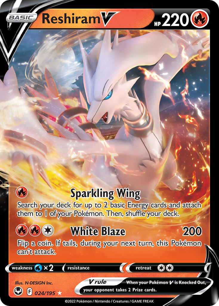 Regidrago-V 135/195 in Portuguese Silver Tempest Pokémon TCG