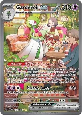 Gardevoir Ex Scarlet & Violet Svi 086/198 Rare Holo Foil Italian