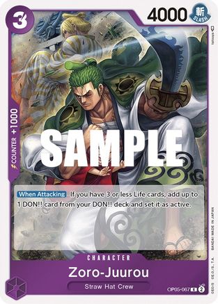 ONE PIECE CARD GAME OP05-106 R Shura