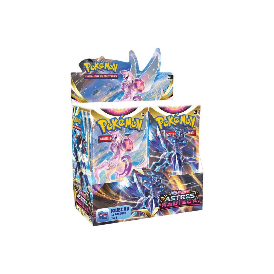 Portfolio + booster Pokémon Astres Radieux