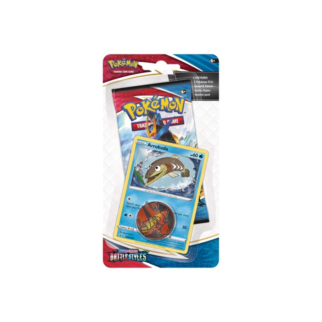 Pokémon TCG: Sword & Shield-Battle Styles 3 Booster Packs, Coin