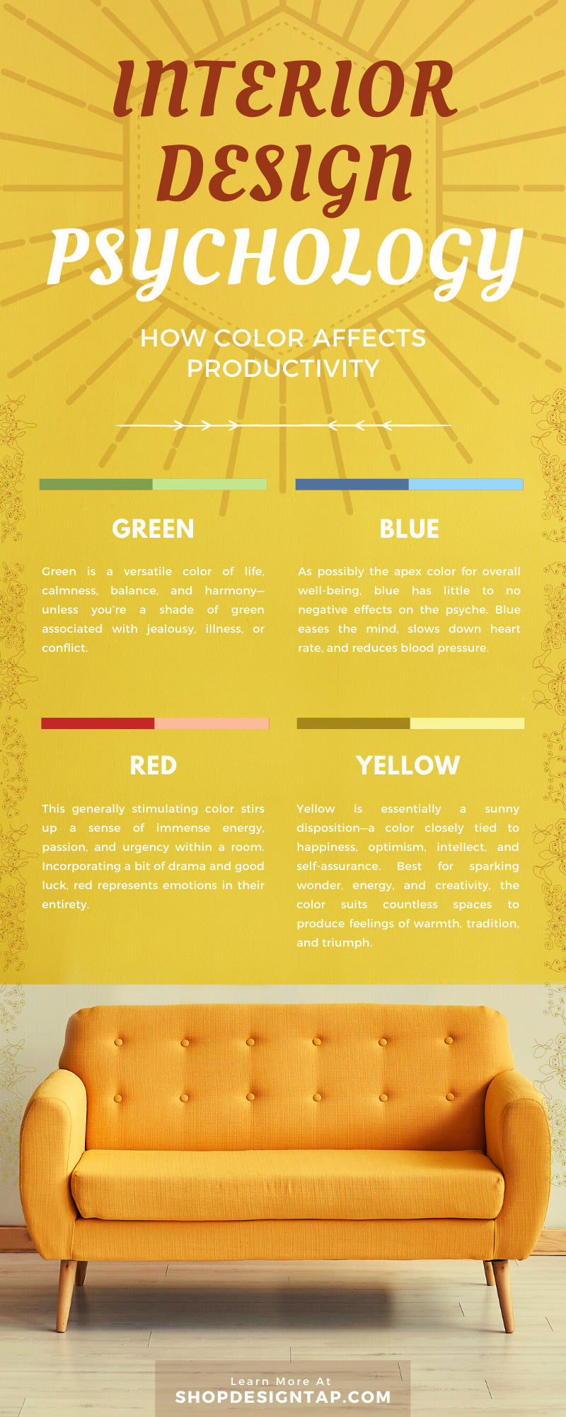 Interior Design Psychology: How Color Affects Productivity