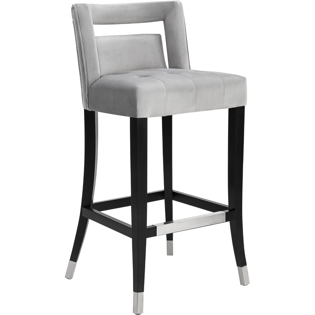 velvet white bar stools