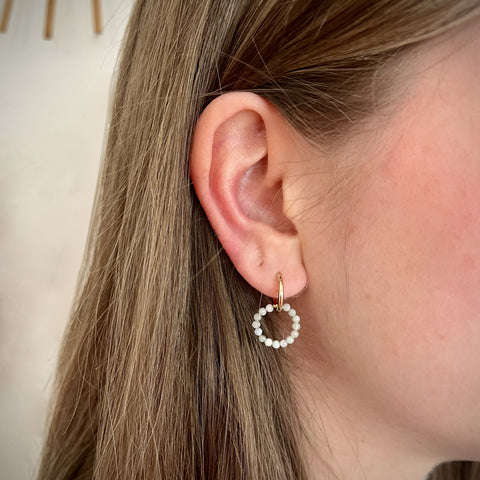 Boucles d'oreilles Nine fabrication DIY