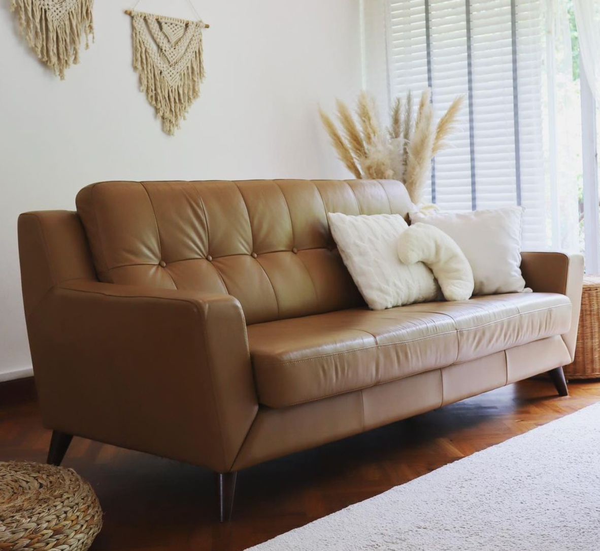 How To Style A Tan Brown Sofa - Interior Style – Nook And Cranny