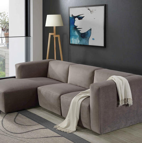 L-shape sofa – Nook and Cranny