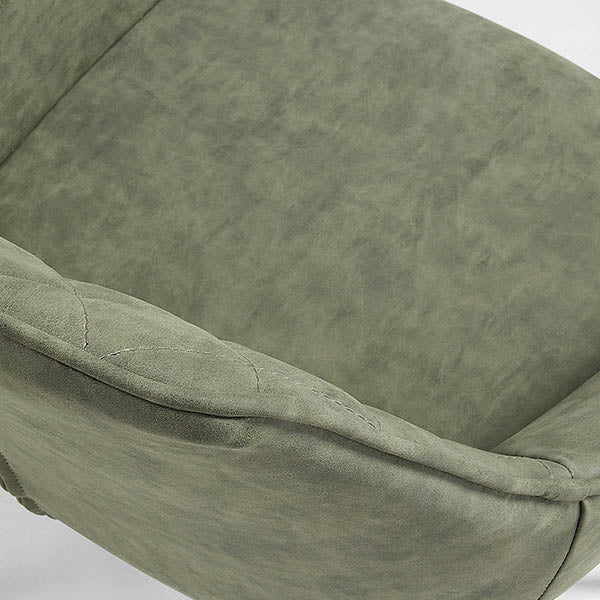 green and grey chair