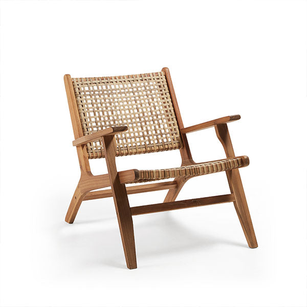 rattan deck chair