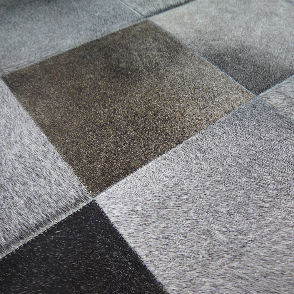 Cow Hide Rug Boston Grey Nook And Cranny