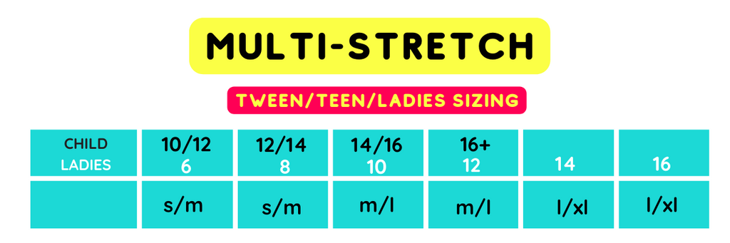 Girls' Underwear Size Guide