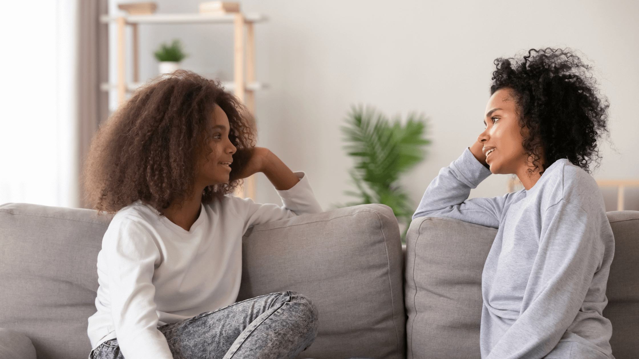 Mother and tween/teen connecting about periods and period underwear, knicked australia