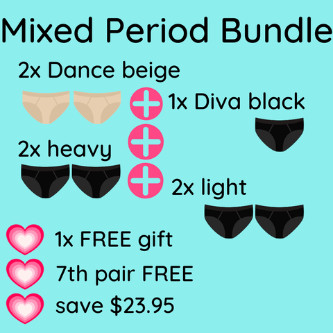 Mixed Bundle Period Undies