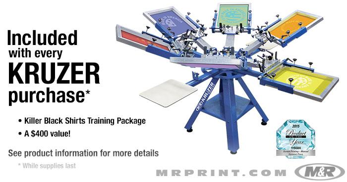 KRUZER™ Manual Screen Printing Press - Disassembled — GrafTeks