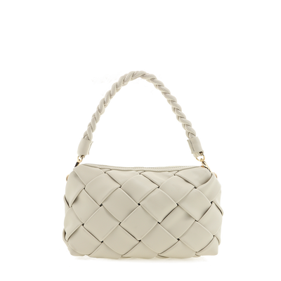 Ally Python Handle Bag Rose