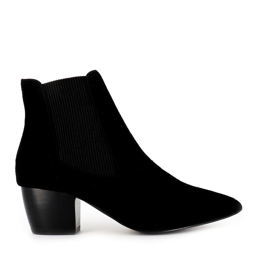 ELLA BOOT - BLACK SUEDE