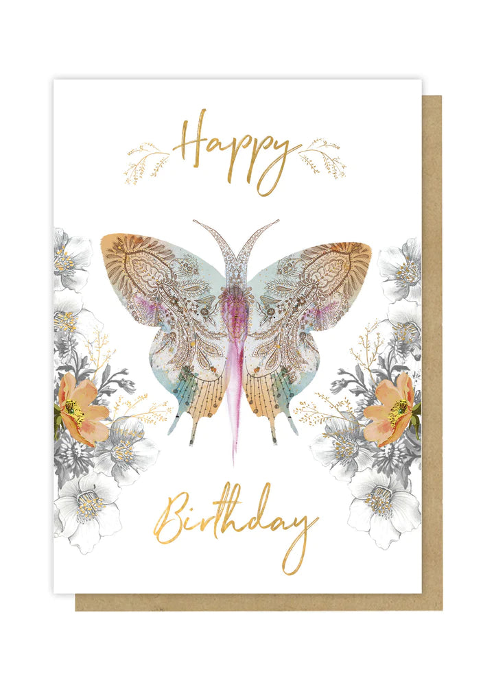 Paisley Butterfly Card
