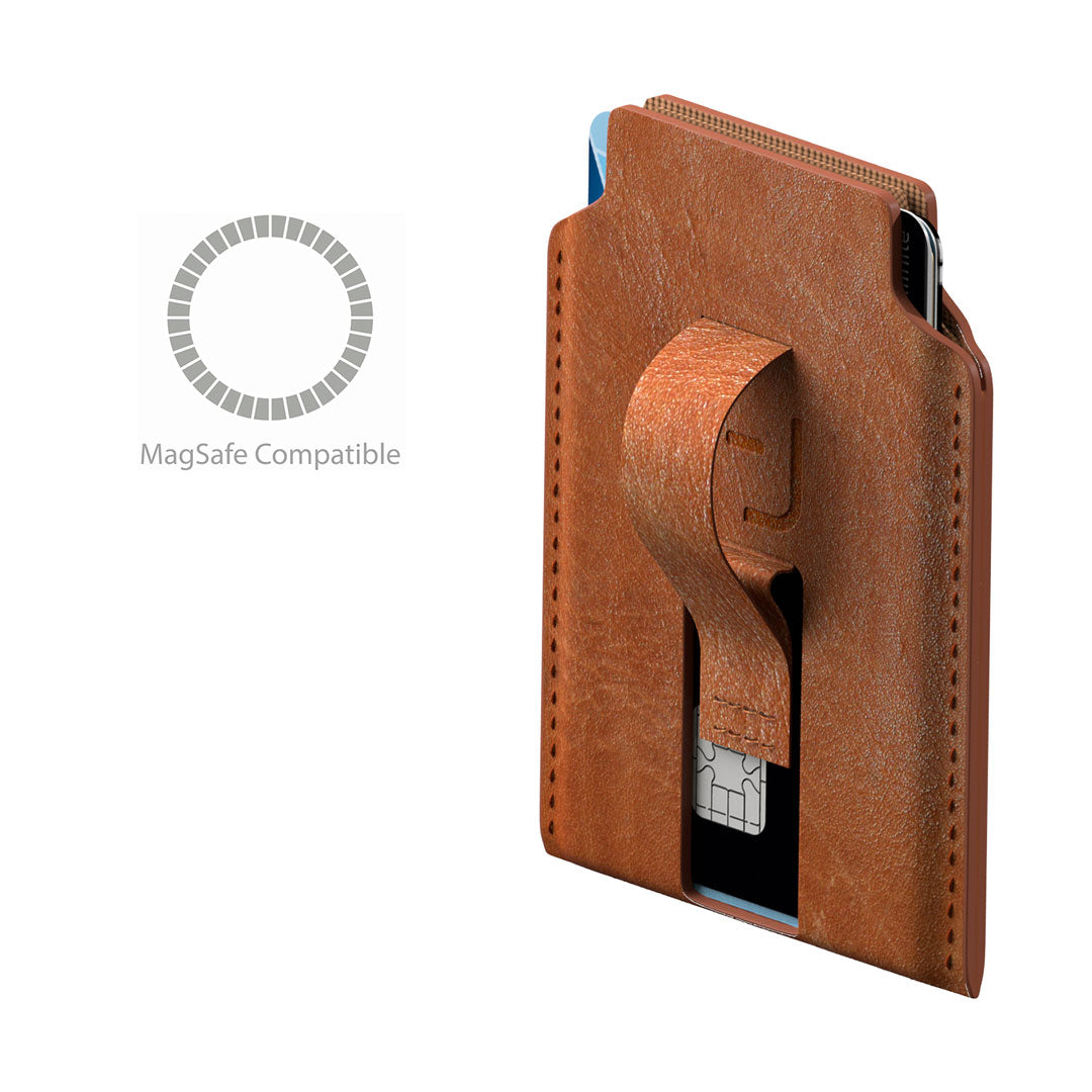 Minimalist Magnetic RFID Wallet For Phones MagBak
