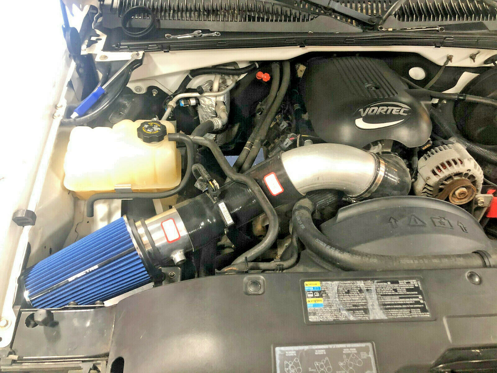 Blue 4 Perfit formance Cold Air Intake Kit With Filter fit for GMC