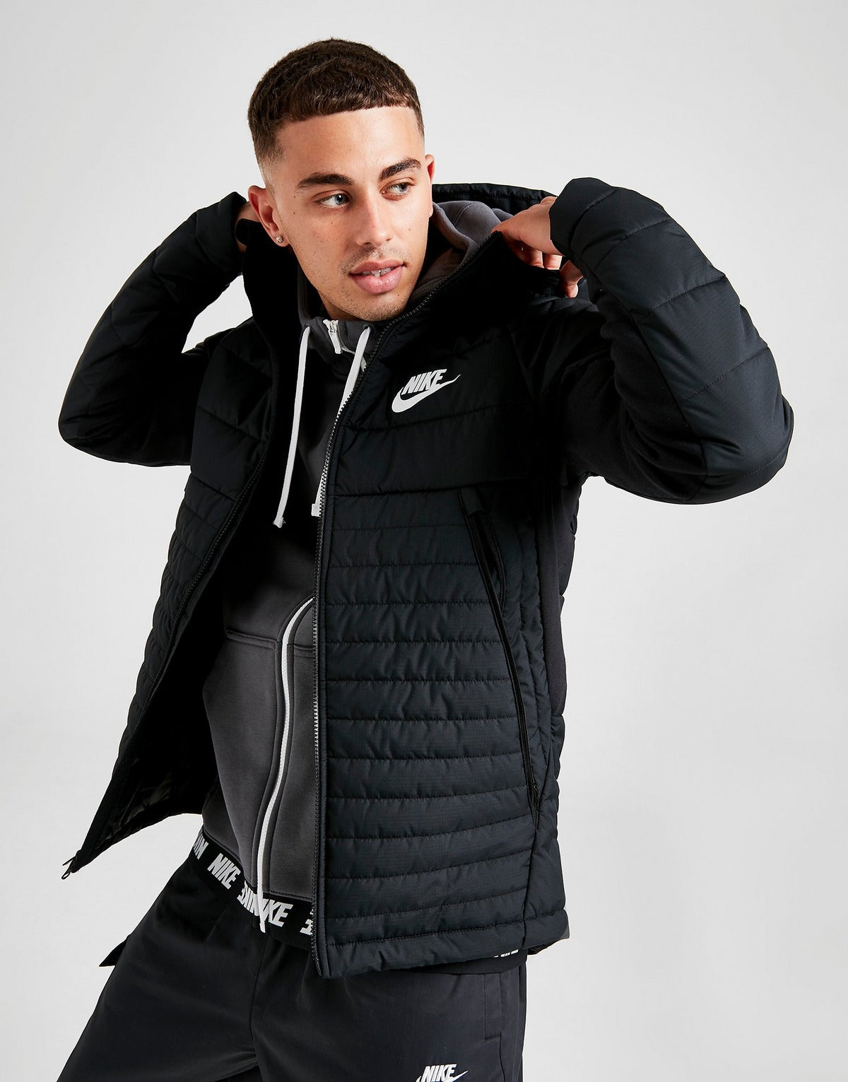 nike sportswear hybrid jacket