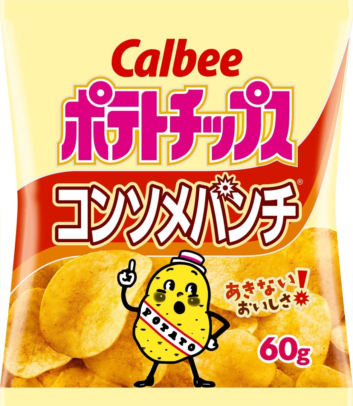 Calbee Potato Chips Consomme Punch Flavor 60g 12 Akiba King