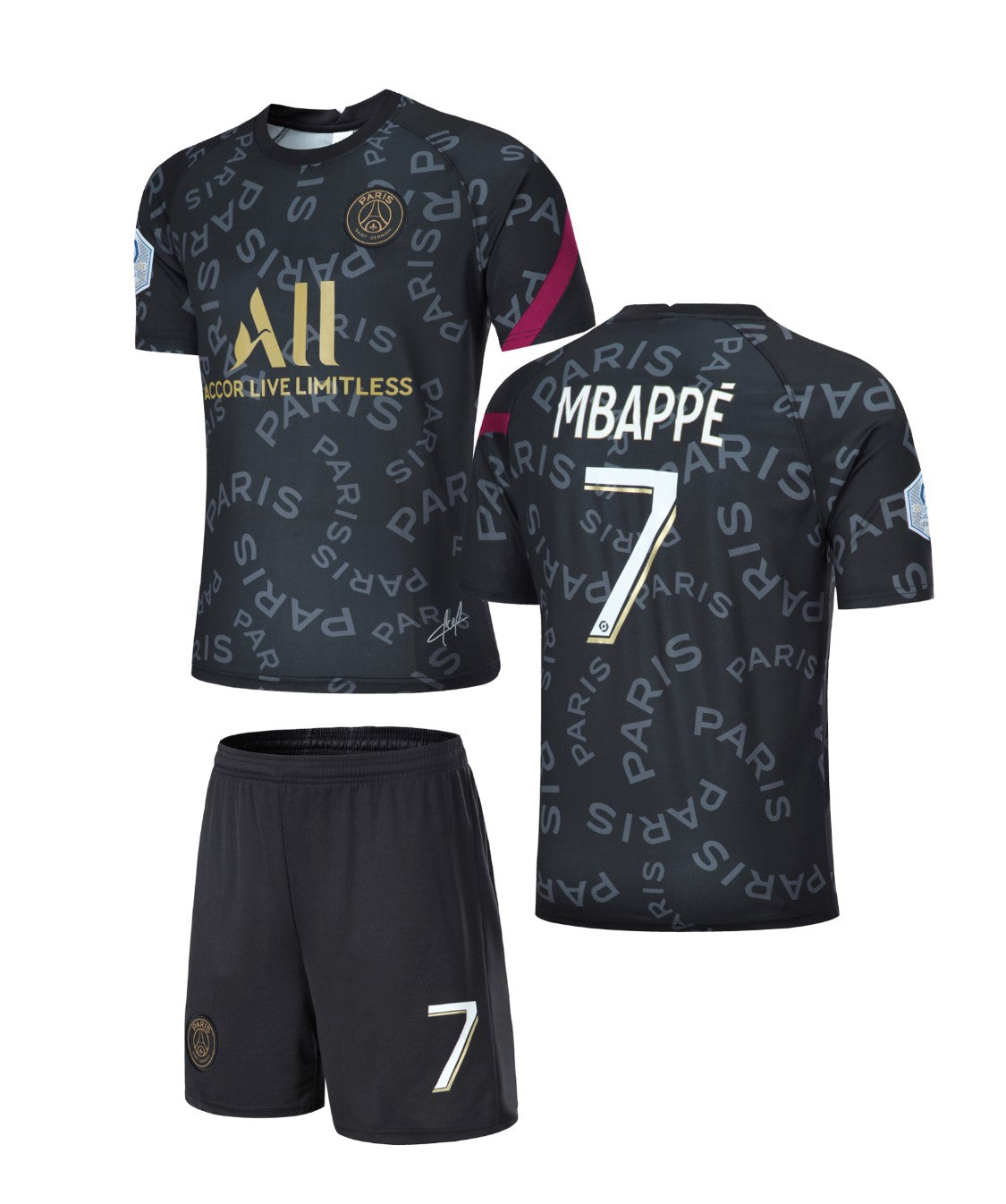 NEW Mbappe PSG Away 20/21 Jersey