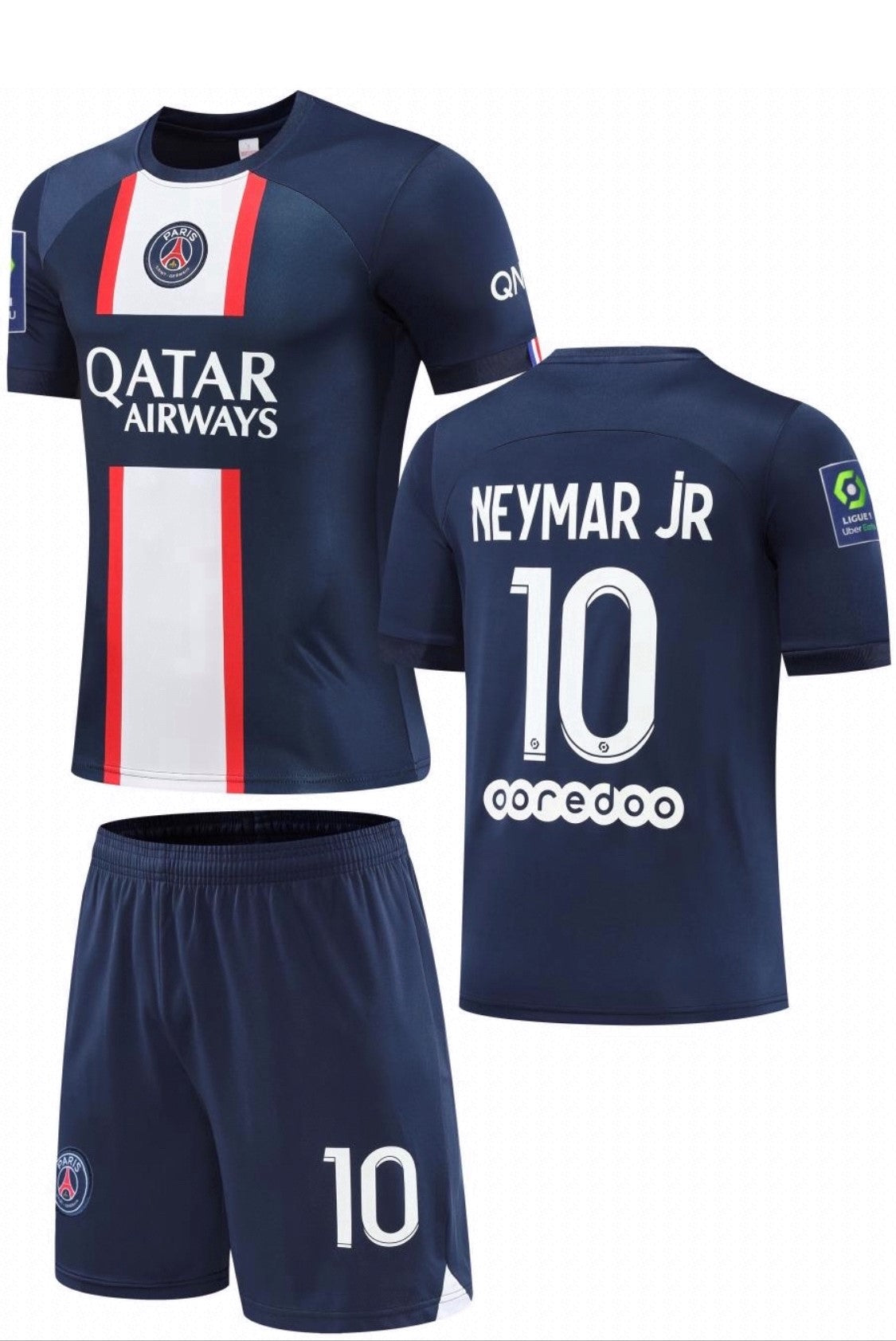 Football Jersey Paris saint Germain home Neymar number#10 2022-2023 ...