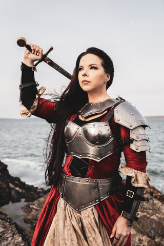 Leah in Armor with a Sword
