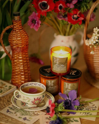 tea and candles