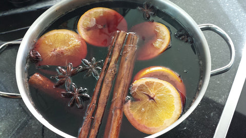 Simmering Mulled Wine