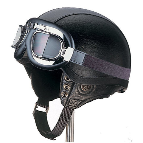 leather covered helmet