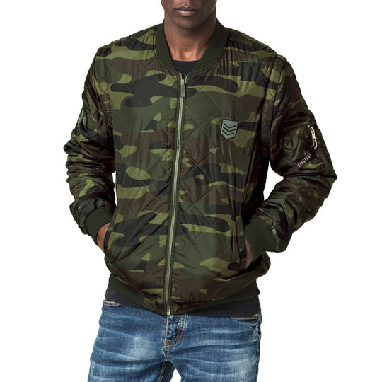 Camouflage Bomber Jacket