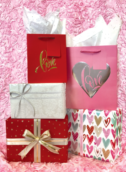 Pink Elaborate Valentine Gift Wrapped Present by Pretty Present, Business  Startup Help & Pro Wraps