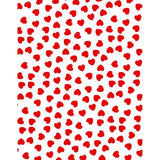 Red Hearts Gift Wrap