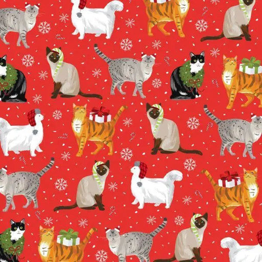 Santa Cat & Mouse Gift Wrap – Lana's Shop