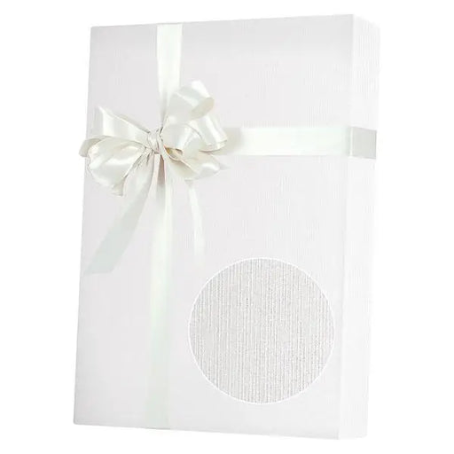 Solid Gift Wrap 30x5' Roll White