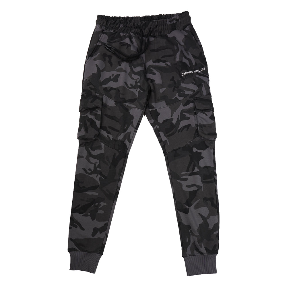 camo cargo jogger pants