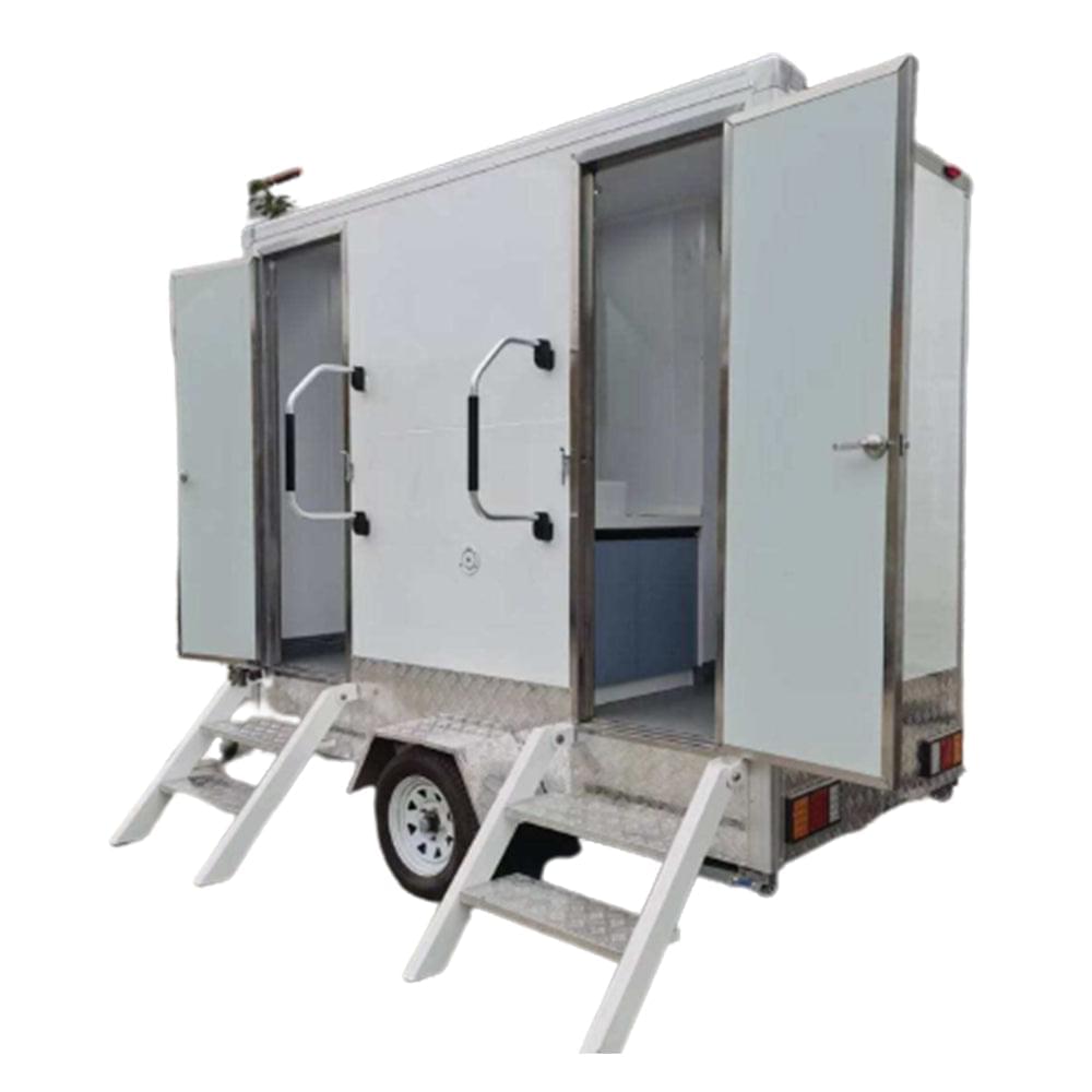 portable restrooms and restroom trailers