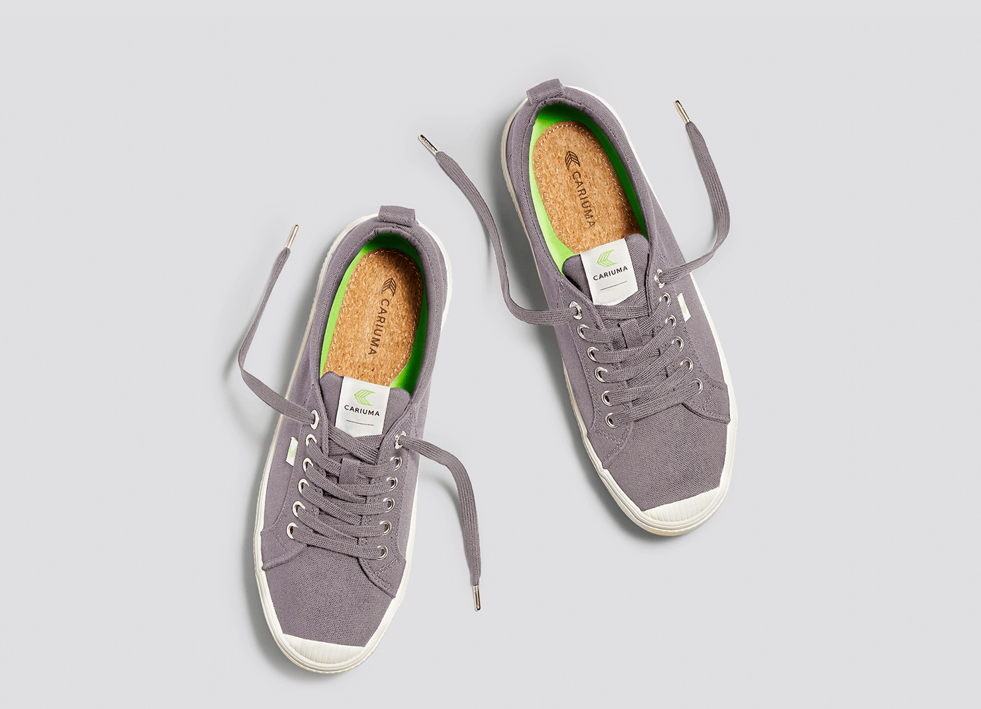 Kohu Women's Lightweight Canvas Sneakers - Mist Grey