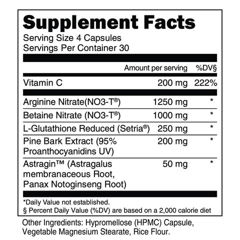 transparentlabsnitricoxidesupplementfacts